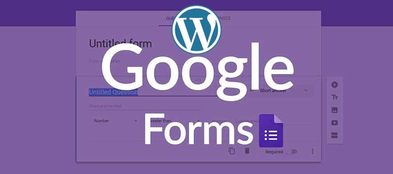 آموزش نحوه اضافه کردن Google Form به وردپرس