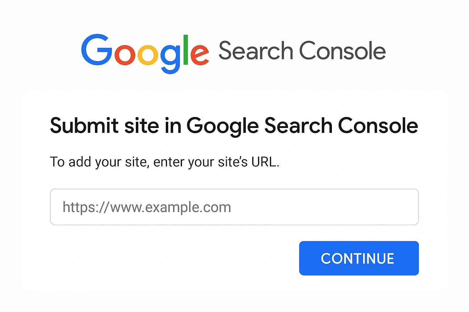 google search console