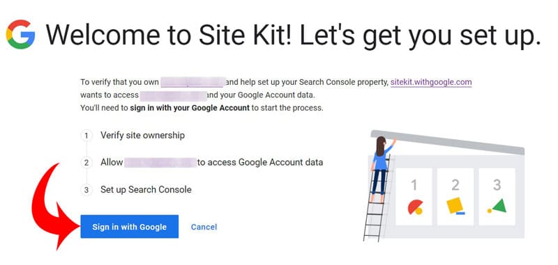 فعالسازی افزونه وردپرس Site Kit گوگل