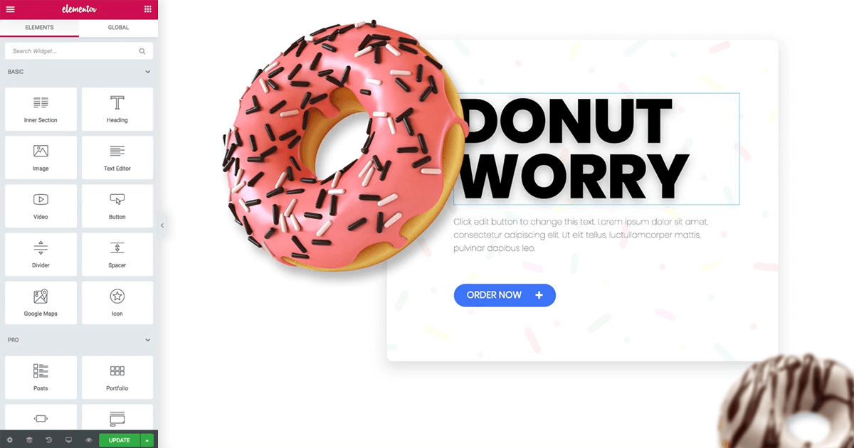 افزونه Elementor Page Builder