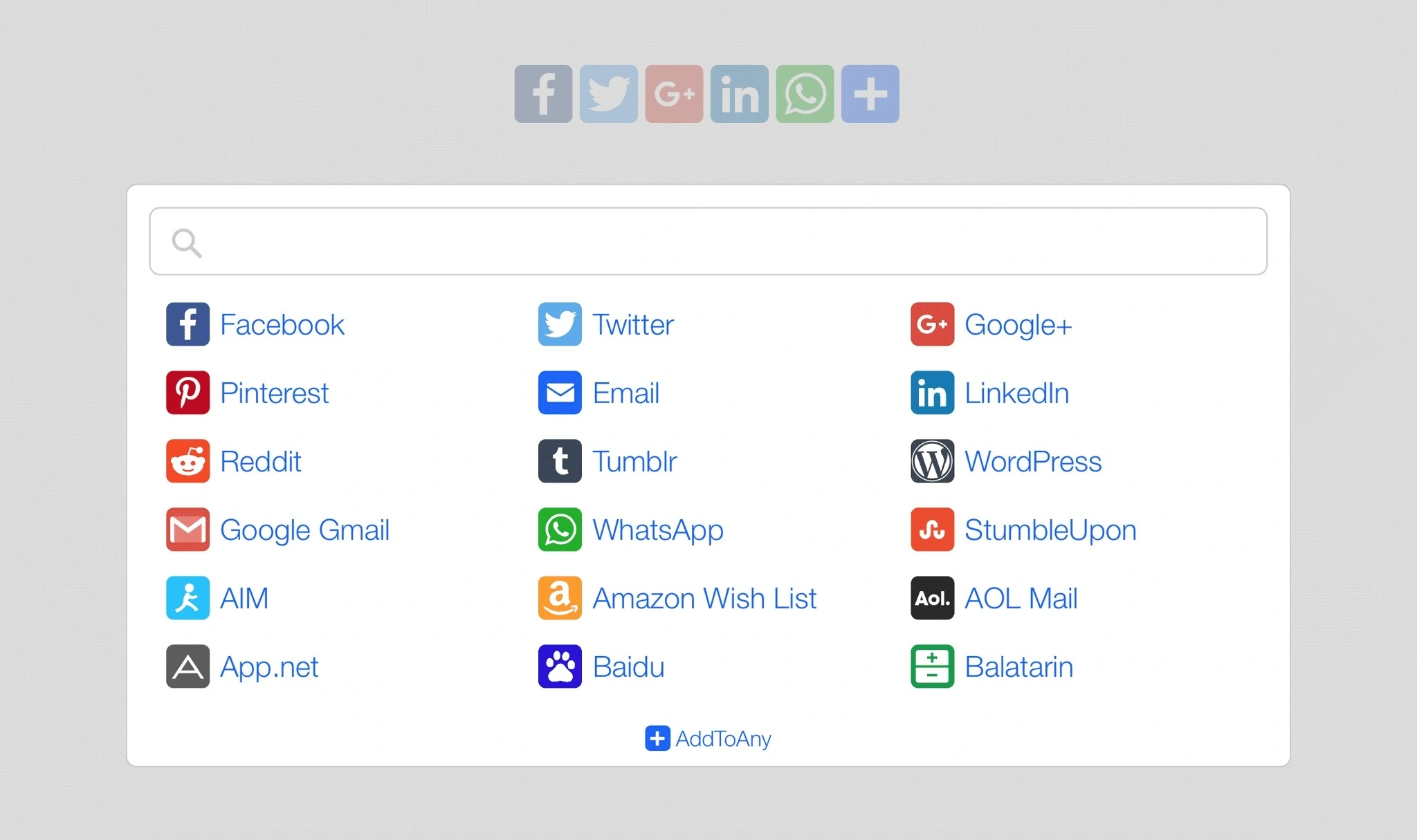 AddToAny Share Buttons