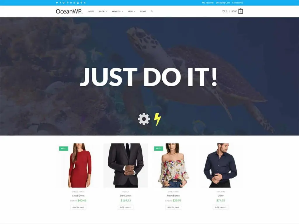 دانلود قالب شرکتی وردپرس OceanWP دانلود قالب شرکتی وردپرس OceanWP