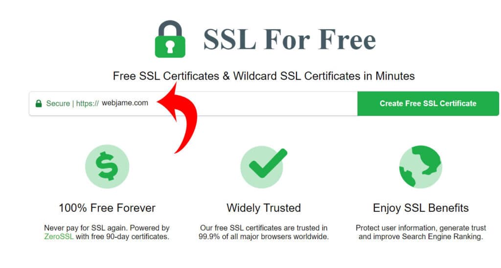 دریافت و نصب SSL رایگان از سایت sslforfree.com