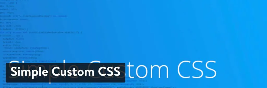 افزونه Simple Custom CSS