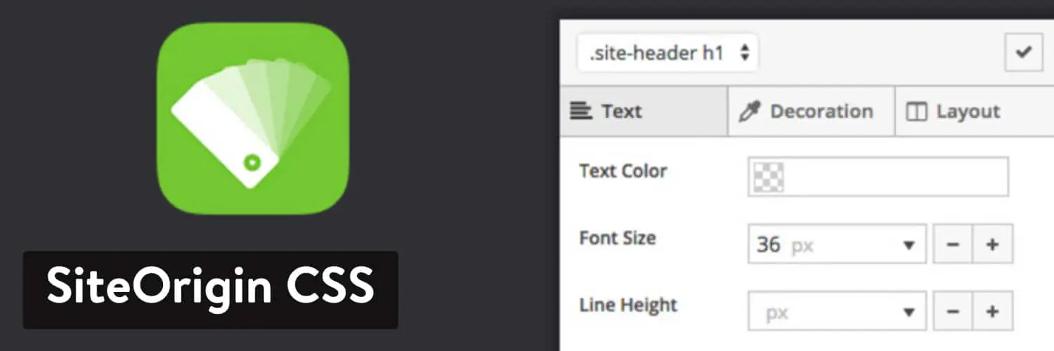 افزونه SiteOrigin CSS