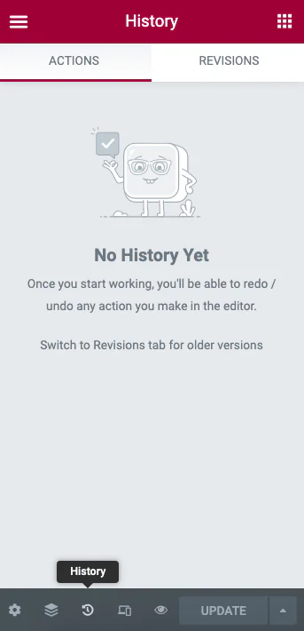 History of elementor